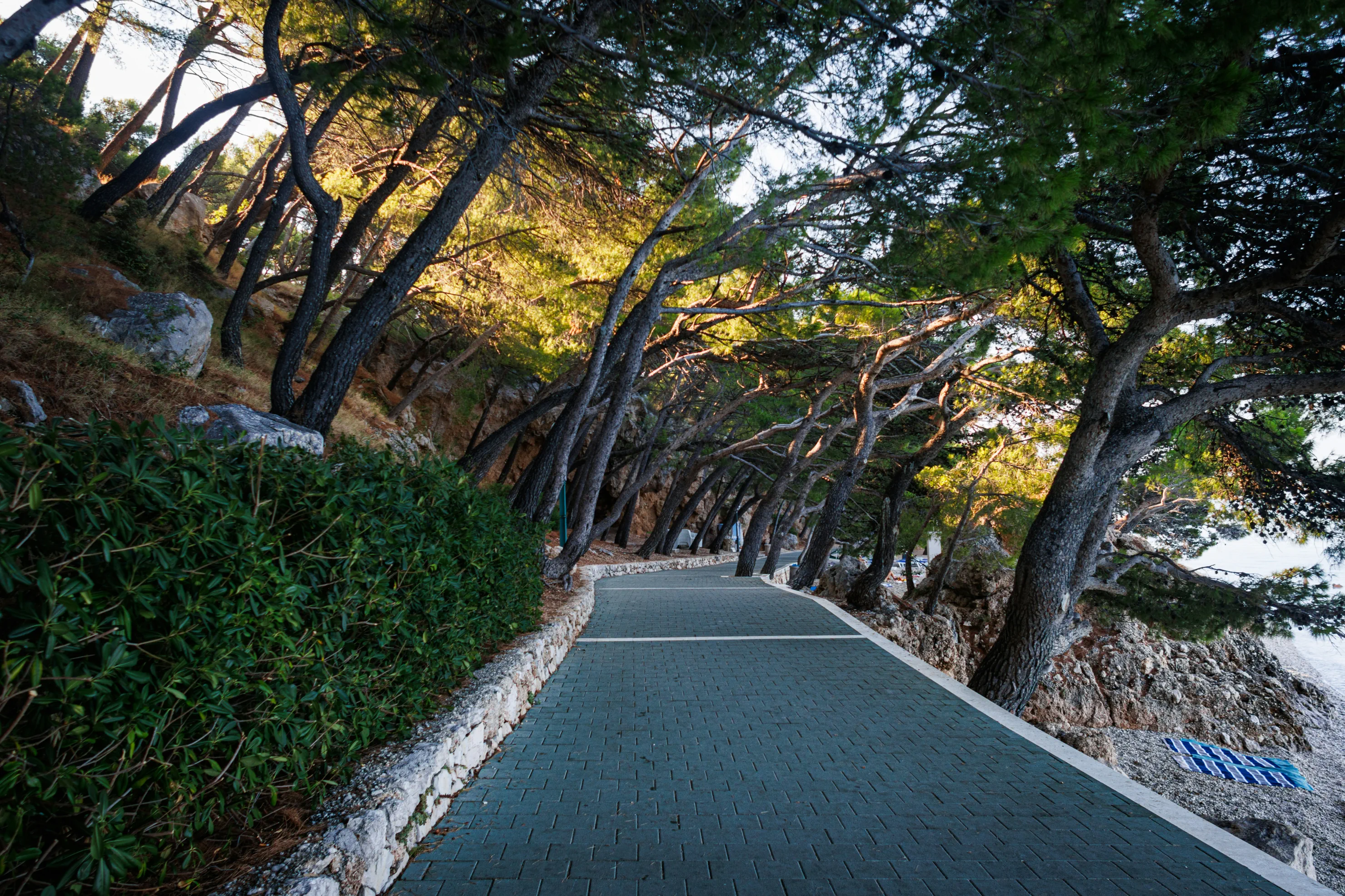 Promenade in Brela.