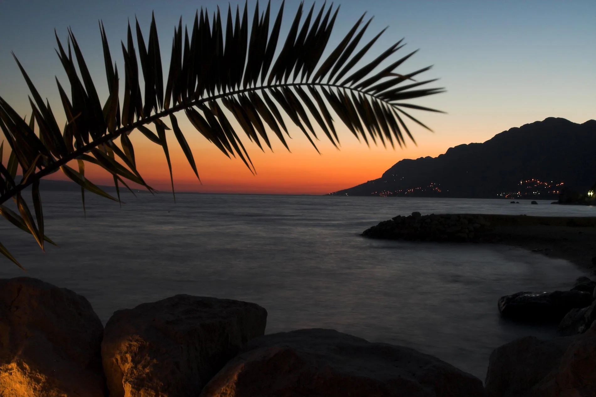 Sonnenuntergang an der Makarska Riviera